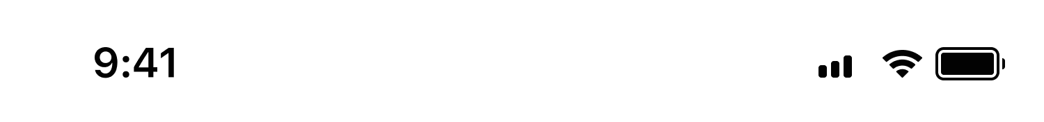 Status bar